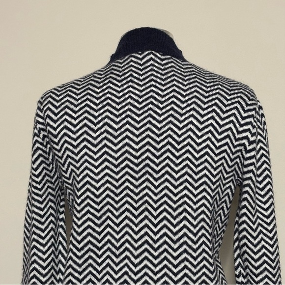 J. Crew Button-detail Mockneck Sweater in Herringbone, XS - Picture 8 of 15